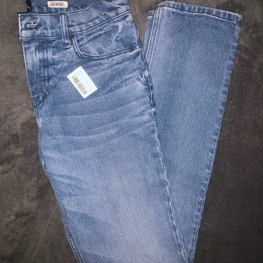 Classic Blue Straight Leg Jeans